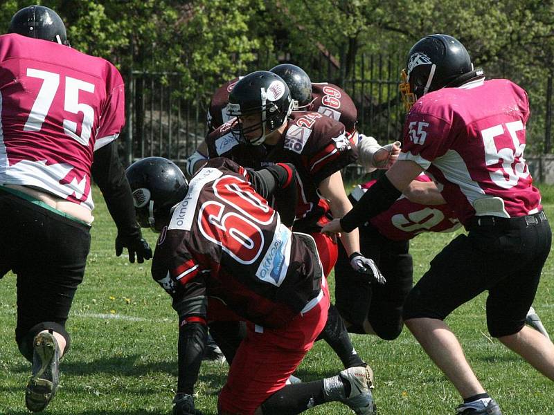 ČLAF B: Příbram Bobcats - Pardubice Stallions (21:2).