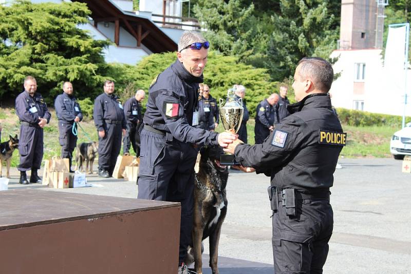 Od úterý do čtvrtka předváděli policejní psovodi svůj um, ve čtvrtek odpoledne následovalo slavnostní vyhlášení výsledků za přítomnosti ministra vnitra Jana Hamáčka.