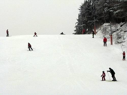 Už první den byla návštěvnost příbramské sjezdovky obrovská