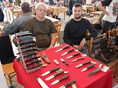 V Příbrami se o víkendu konala tradiční výstava nožů a chladných zbraní.