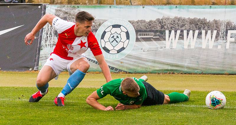 Ze zápasu 27. kola FORTUNA:LIGY Příbram - Slavia Praha 0:1.