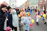 Sobotní masopustní průvod zahájil v Březnici čtyřicetidenní půst.