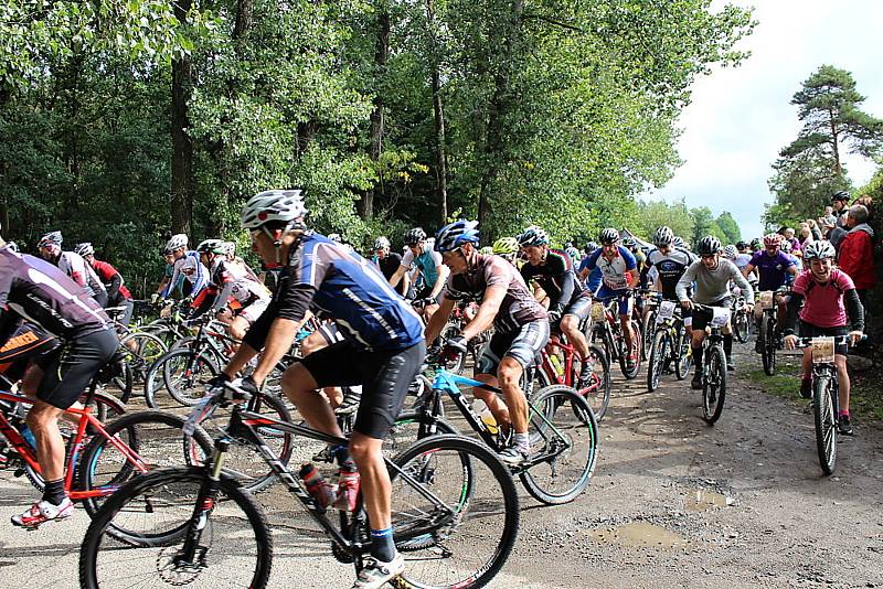 Pátý ročník MTB maratonu Brdmanův pařez pro amatérské cyklisty.