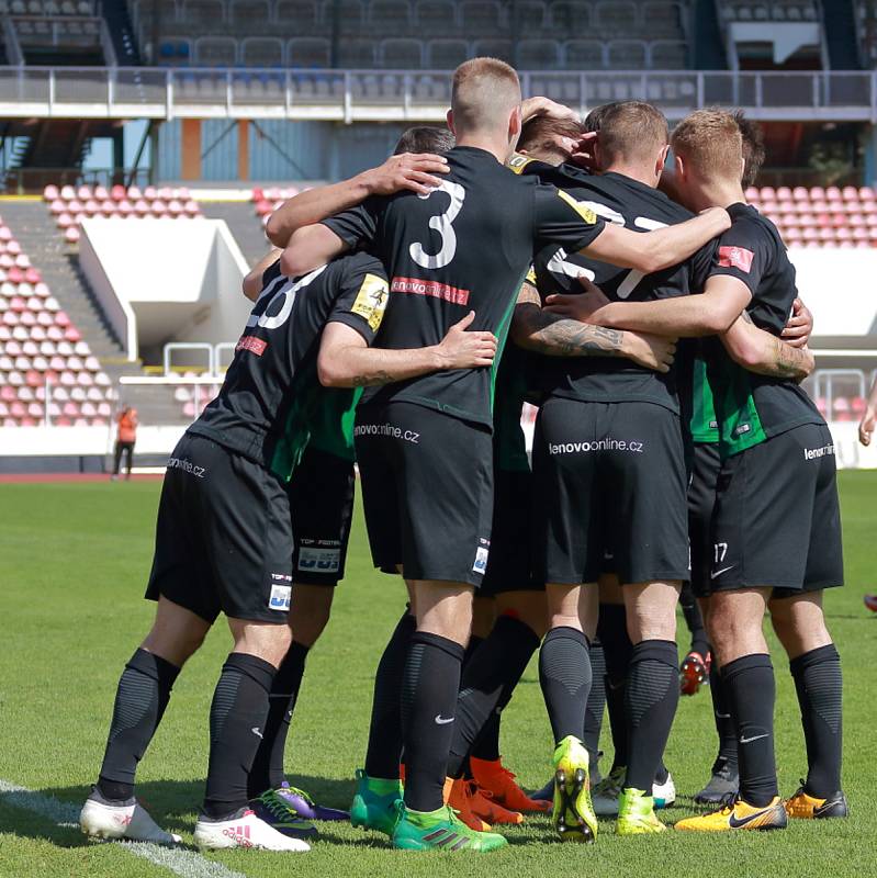 Utkání FNL Olympia Praha - 1. FK Příbram 2:2.