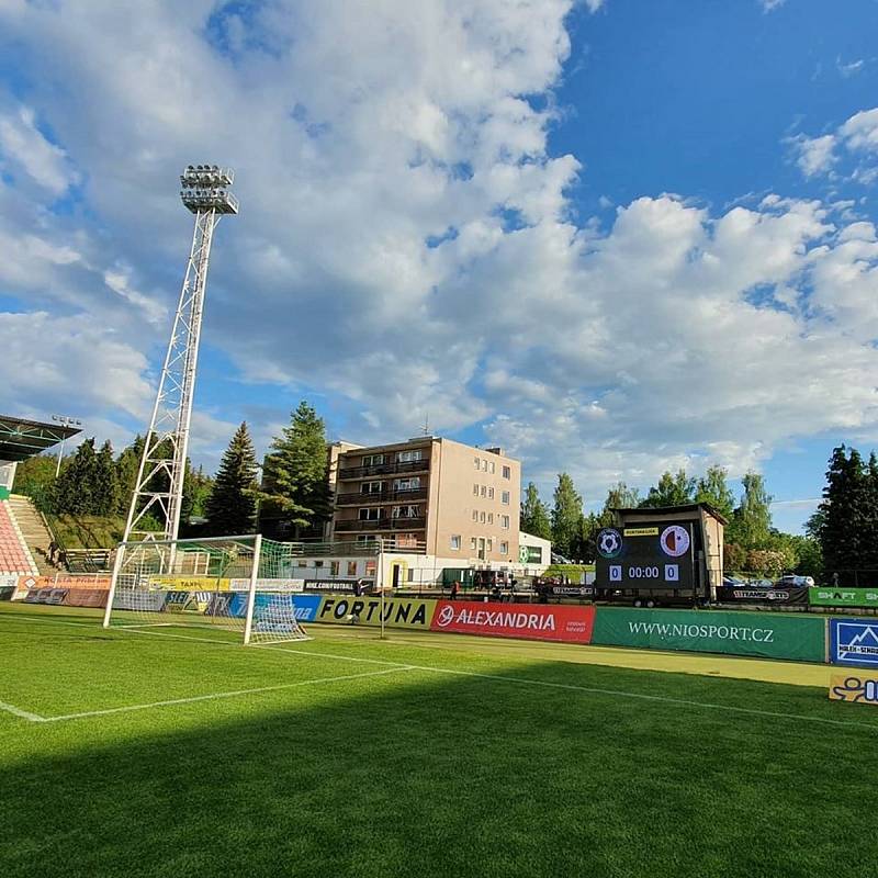 Ze zápasu FORTUNA:LIGY Příbram - Slavia