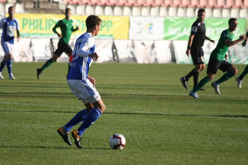 Utkání 10. kola FORTUNA:LIGY 1. FK Příbram - Mladá Boleslav 3:0 (1:0).