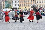 Poslední akce Kulturního léta v Příbrami nabídla rockovou muziku i vystoupení taneční skupiny Zářící ženy.