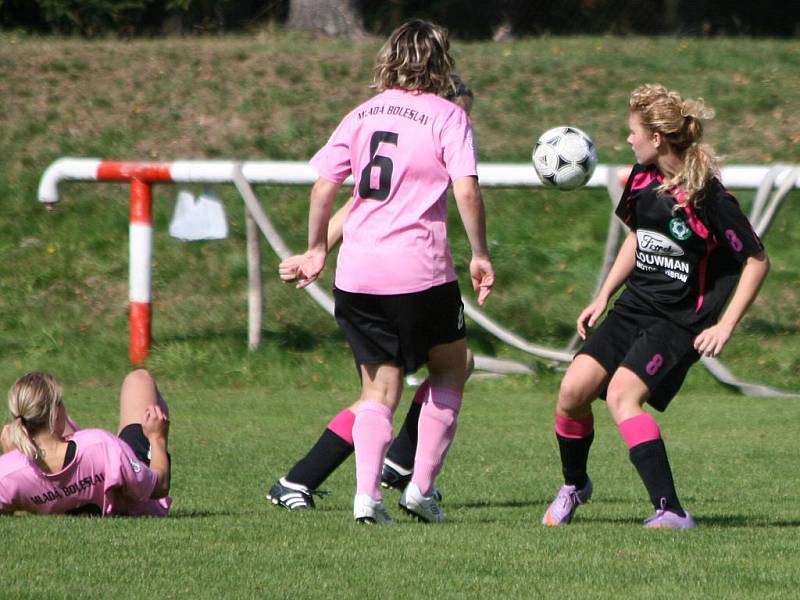 2. liga žen: Příbram - Mladá Boleslav (0:1).