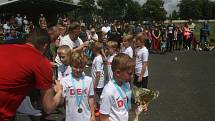Letní turnaj mládeže OFS Příbram, který se konal v Dobříši.
