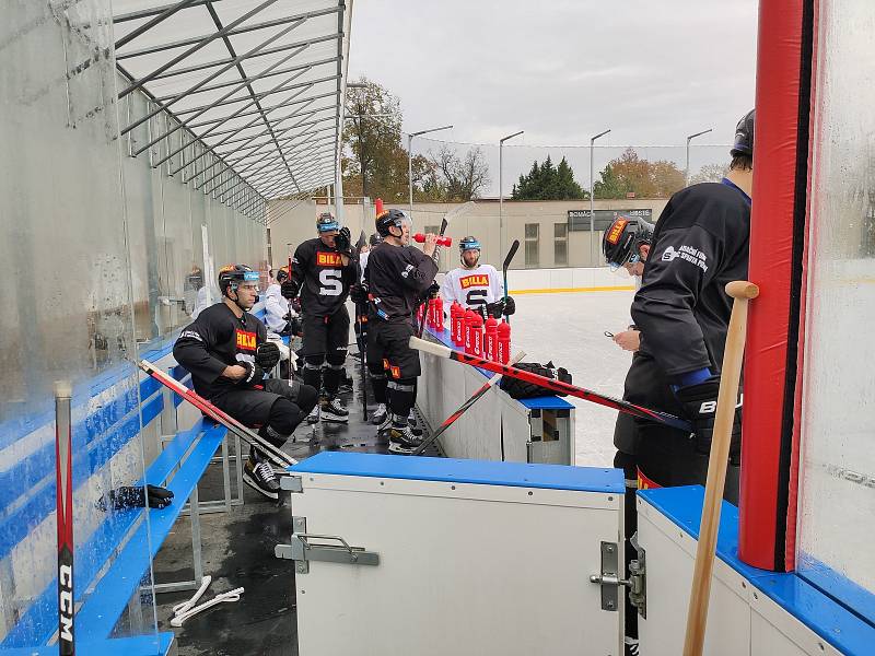 Trénink HC Sparta Praha v Dobříši.