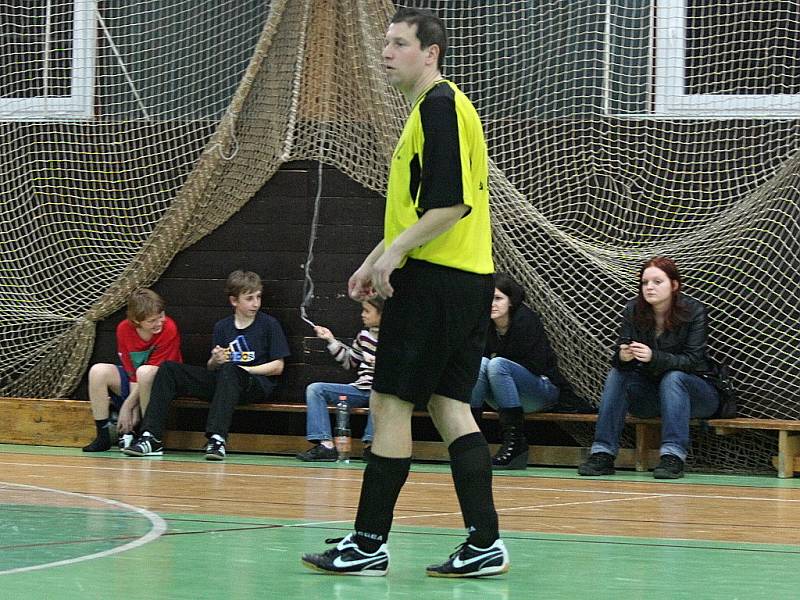 Divize futsalu: HFK Příbram - MCE Slaný (7:12). Vratislav Vacek.