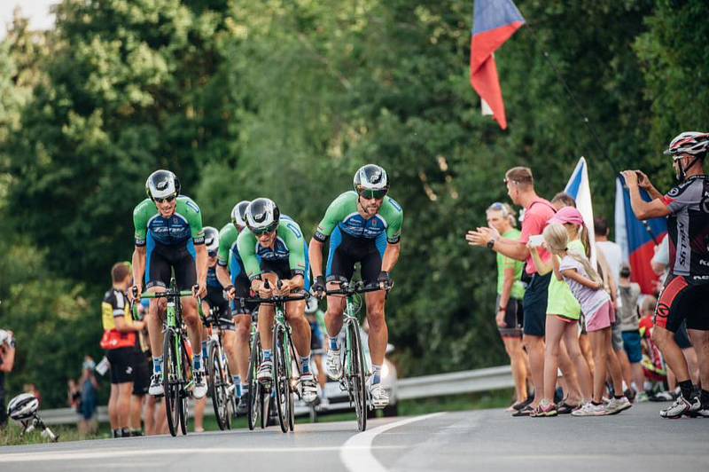 V první etapě Czech Cycling Tour UCI 2.1 obsadili příbramští 18. místo se ztrátou 1:50 min na vítěze.