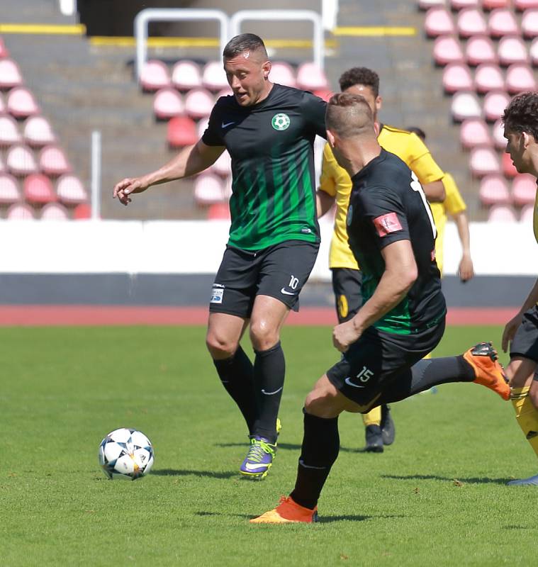 Utkání FNL Olympia Praha - 1. FK Příbram 2:2.