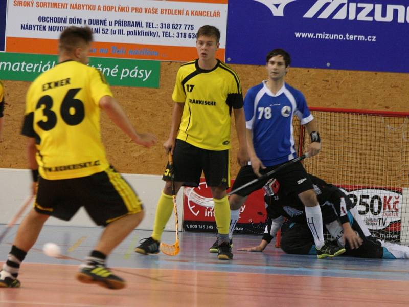 Finále Floorball Games 2014: Žraloci Příbram - Okříšky-Kněžice.