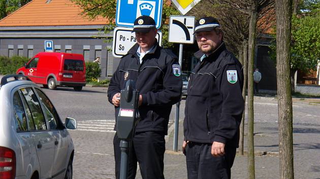 Strážníci v Dobříši 