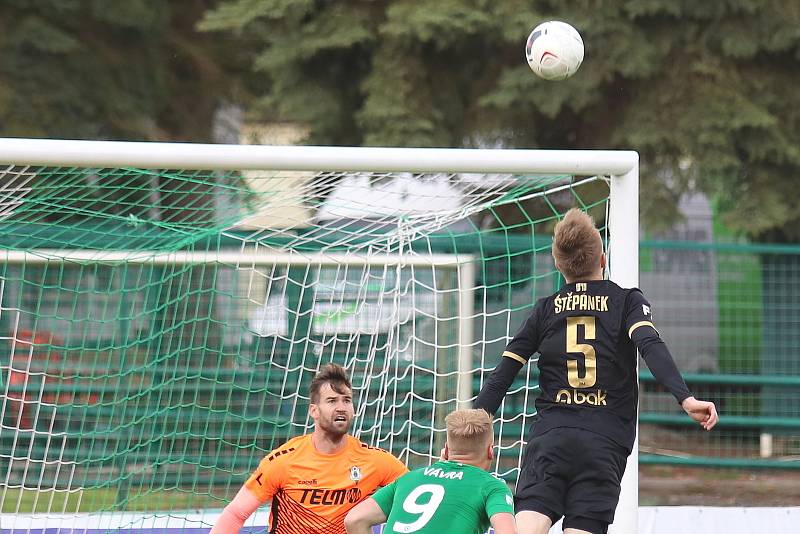 Ze zápasu 31. kola FORTUNA:LIGY mezi Příbramí a Jabloncem.