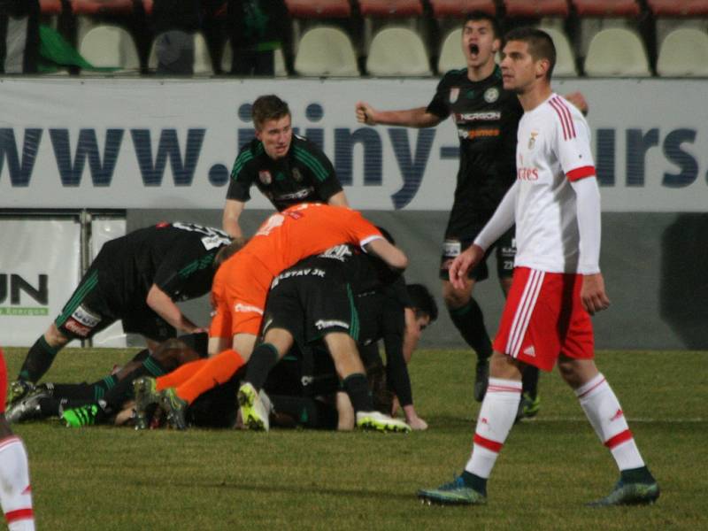 Osmifinále UEFA Youth League: 1.FK Příbram - Benfica Lisabon.