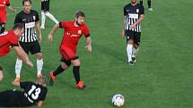 Ze zápasu divize B MFK Dobříš - Brandýs nad Labem 4:2.