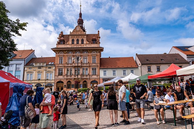 Street food festiválek v Sedlčanech.