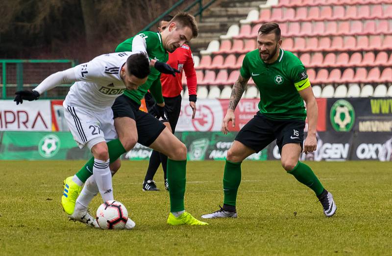 Zápas 23. kola FORTUNA:LIGY 1. FK Příbram - MFK Karviná 2:1 (1:0).