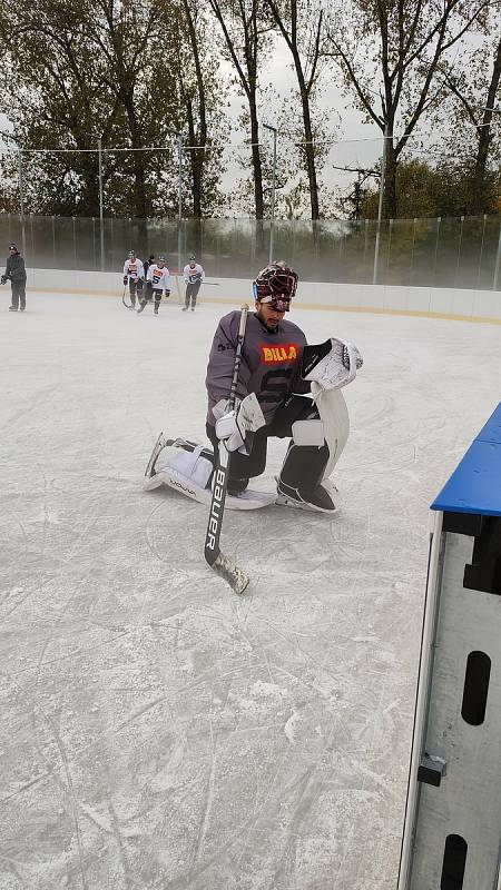 Trénink HC Sparta Praha v Dobříši.