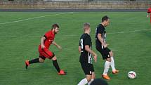 Ze zápasu divize B MFK Dobříš - Brandýs nad Labem 4:2.