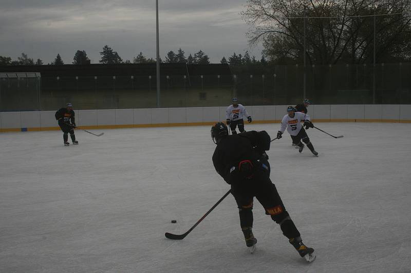 Trénink HC Sparta Praha v Dobříši.