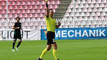 Viktorka Žižkov a 1.FK Příbram, výsledek 1:1, branku dal Zoran Danoski. Příbram se nejprve ujala vedení hosté vzápětí srovnali. Foto: Antonín Vydra