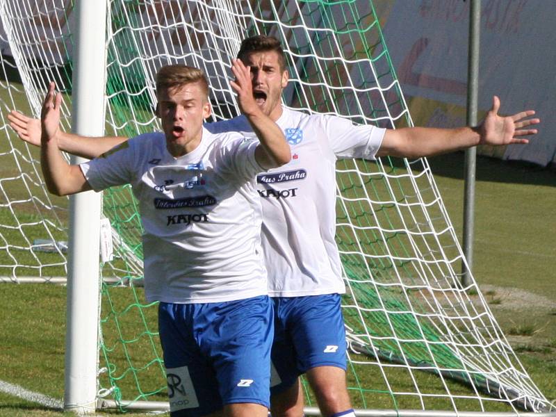 Z utkání 1. kola FNL: Příbram - Znojmo (0:0).