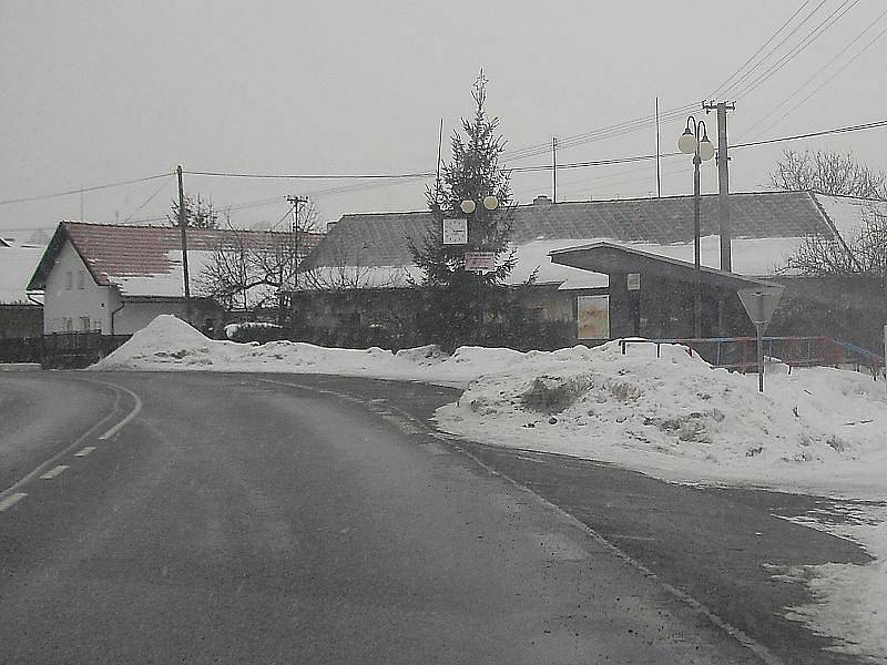 Silnice na Nový rok na Rožmitálsku a Březnicku.