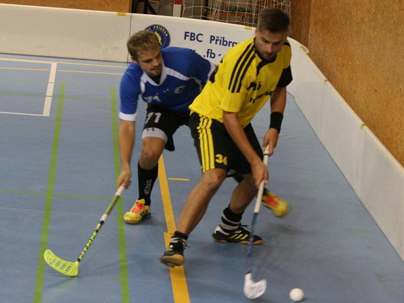 Finále Floorball Games 2014: Žraloci Příbram - Okříšky-Kněžice.