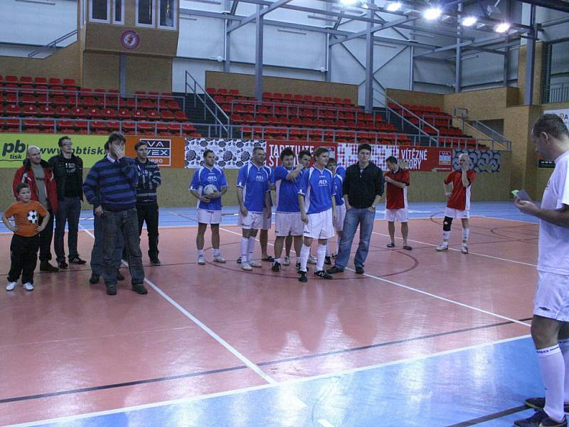 Vyhlášení OP futsalu. 