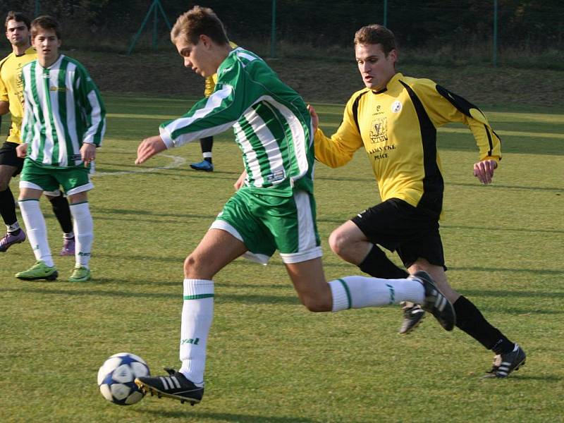 I. B třída: Podlesí - Březnice (0:1).