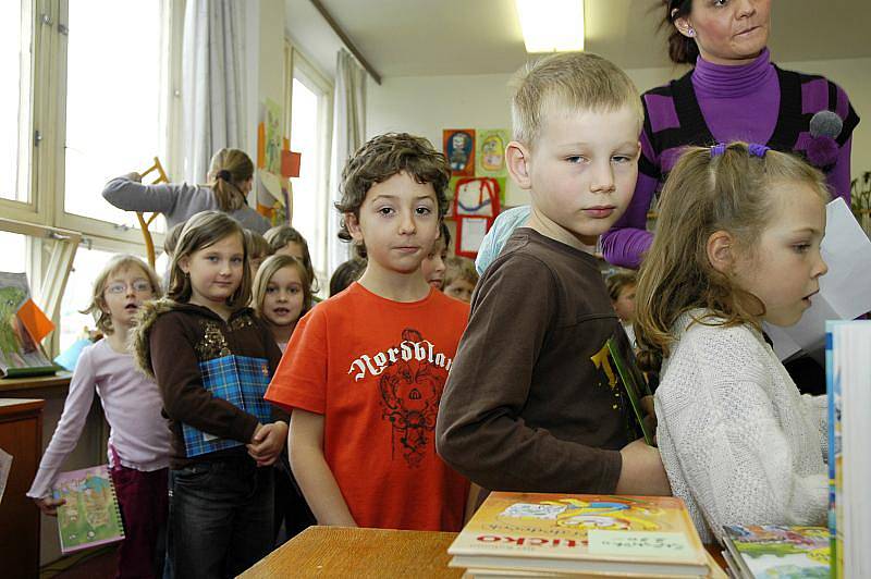 Knížka pro prvňáčka v pobočce Knihovny Jana Drdy ZŠ Školní ulice