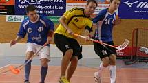 Finále Floorball Games 2014: Žraloci Příbram - Okříšky-Kněžice.