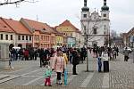 Sobotní masopustní průvod zahájil v Březnici čtyřicetidenní půst.