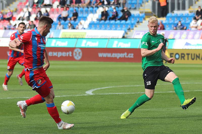 Ze zápasu 31. kola FORTUNA:LIGY mezi Plzní a Příbramí