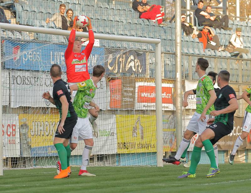 Zápas FNL České Budějovice - 1. FK Příbram 1:2.