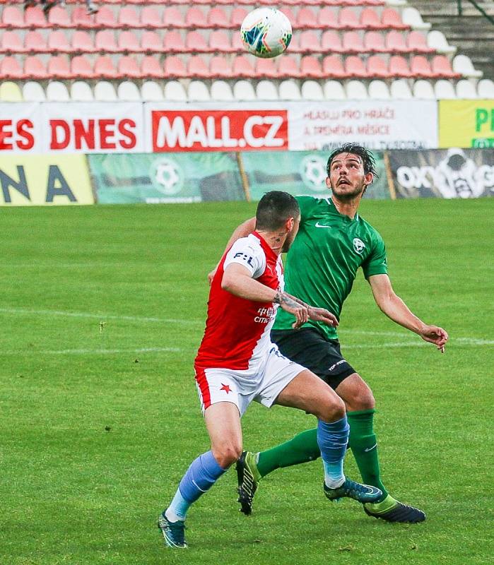 Ze zápasu FORTUNA:LIGY Příbram - Slavia