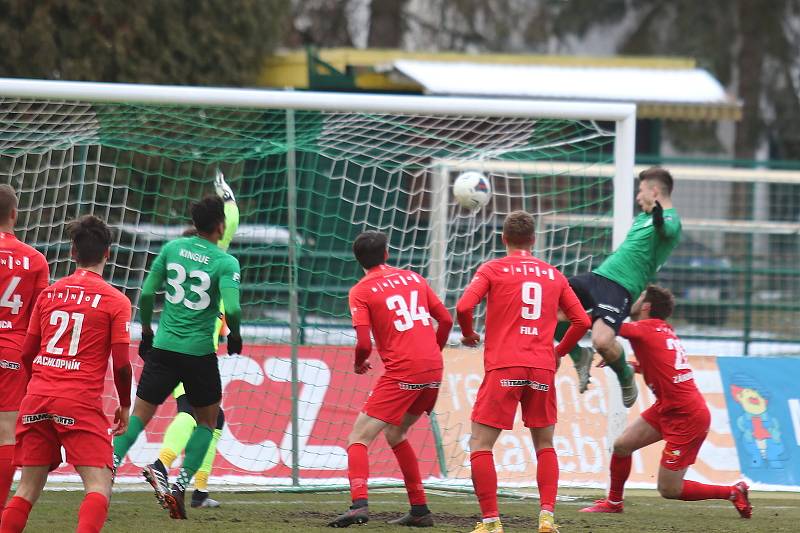 Ze zápasu 24. kola FORTUNA:LIGY mezi Příbramí a Brnem.