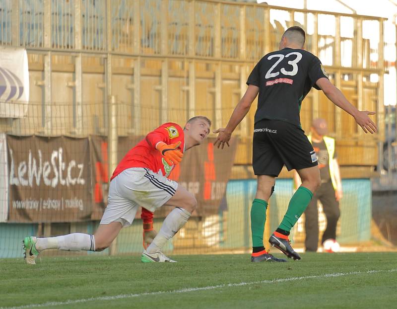 Zápas FNL České Budějovice - 1. FK Příbram 1:2.