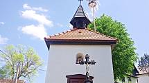 Kaplička ve Březí z roku 1828.