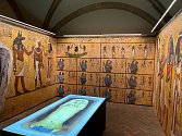 Z výstavy Kouzlo objevování: Od hieroglyfů k Tutanchamonovi na zámku v Dobříši.