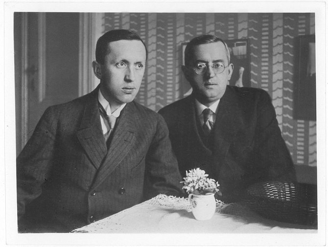 Bratři Karel a Josef Čapek.