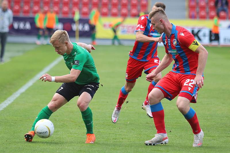 Ze zápasu 31. kola FORTUNA:LIGY mezi Plzní a Příbramí