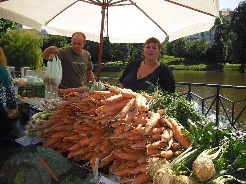 Červencové farmářské trhy v Příbrami.