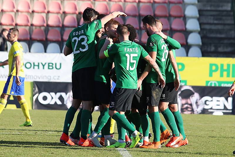 Utkání 21. kola FORTUNA:LIGY 1. FK Příbram - Fastav Zlín 3:2 (1:1).