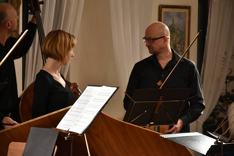 Adventní koncert Musica quinta essentia na březnickém zámku.