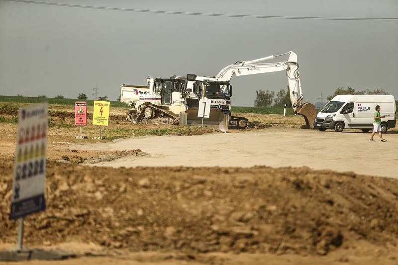 Slavnostní zahájení dostavby dálnice D4 v úseku Příbram - Písek v pondělí 7. června 2021.