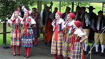 Vysokochlumecký skanzen v sobotu oživila řemesla i folklór z Domažlicka.